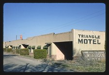 Photo:Amarillo Texas 1950s Triangle Motel Route 66 Roadside Building picture