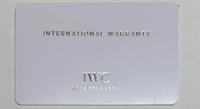 Authentic IWC Schaffhausen Aquatimer Certificate Warranty Card IW376805 5 Serial picture