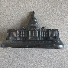 Vintage The Capital Washington Souvenir Metal Replica MCM 3 Inches Long picture