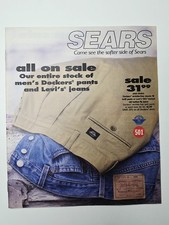 1997 Sears Circular Levi's Jeans Craftsman Christmas Electronics 32 Pages picture