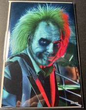 FAME: MICHAEL KEATON BEETLEJUICE VIRGIN NYCC 2024 DAVID SANCHEZ  LTD 220/400 picture