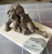 THE HERD Elephant Figurine POLLY 3148 Martha Carey Marty Sculptures picture