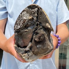9.85LB Large Septarium Septarian Dragon's Crystal Egg Geodes Mineral Specimen picture
