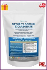 Nature’S Sodium Bicarbonate Organic Use Aluminum Free Baking Soda. No Chemical P picture