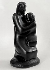 RIMA PADOVA NY 1965 ABSTRACT MODERNIST MCM BLACK CERAMIC FIGURAL SCULPTURE 11
