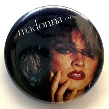 Vintage 1984 Madonna licensed button Boy Toy Inc pin 1.25