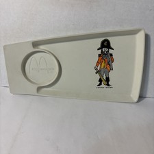 Vtg 1970s McDonald's “Captain Crook” Happy Meal Drink Holder Serving Tray Plate picture
