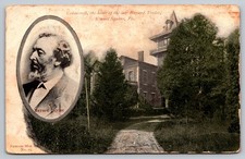 Vintage Bayard Taylor Home Postcard Kennet Square PA Famous Men No.25 picture