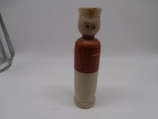 Vintage Wood Figural Pencil Case, Children's Pencil Holder picture
