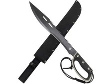440 Stainless Steel Functional Outdoor Gardening Machete Knife w/ Sheath picture