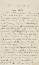 1891 Letter from Freetown, NY picture