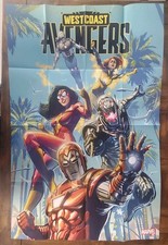 West Coast Avengers 1 24x36 Folded Promo Poster Marvel picture