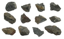 12PK Raw Augite Rock Specimens, 1