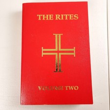The Rites of the Catholic Church Vol 2 Study Edition 1991 Red Liturgical Press picture