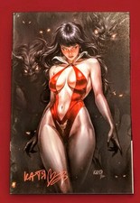 Vampirella #3 SDCC Katya Sinyukhina Virgin Red Variant LE 200 Red Signed + COA picture