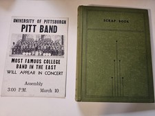 Vintage 1938 university  pittsburgh PITT band  poster George Austin Hay Actor   picture