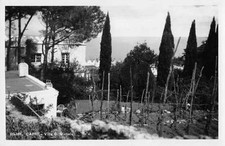 Capri Italy Villa S Michele Real Photo Antique Postcard J45444 picture