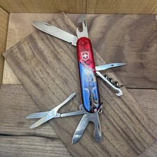 Limited Addition Officier Suisse Victorinox Swiss Army Knife 8 Tools Mountains picture