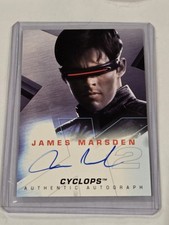 2003 Topps X-Men Xmen 2 Movie James Marsden as Cyclops Autograph card SWEET picture