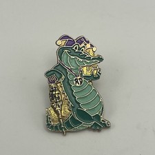 Vintage ROJ Alligator Jester Pin 1988 Henry Everett  picture