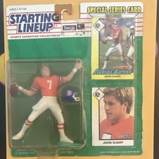 Starting Lineup John Elway NFL Football Figure 1993 w/ Special Series Card picture
