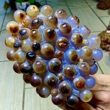 2.43LB Natural Gobi Agate Eye Agate grape shape Crystal Madagascar mineral picture