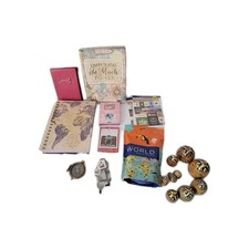 World Traveler Collection Gift Package Lot Two New Journals Passport Cover  picture
