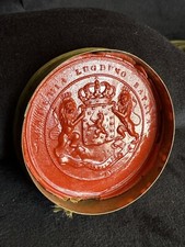 *European DUTCH Antique Wax Seals BEAUTIFUL Large Size Academia Lugduno Batava picture
