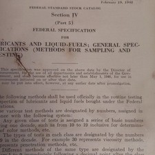 Federal Standard Catalog Section IV Part 5 Lubricants & Fuels Specifications 19… picture