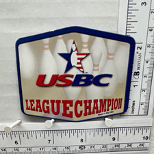USBC League Champion Bowling Fridge Magnet Souvenir Multicolor 3x2