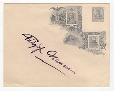 Original Fridtjof Nansen Signed 1906 German Cover Autograph -Polar Explorer picture
