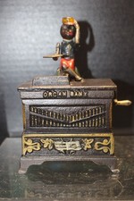 Antique 1882 Kyser & Rex Organ Bank Musical Mechanical Coin Bank Medium Size picture