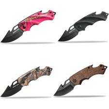 Mossy Oak Mini Folding Pocket Knife Stainless Steel Drop Point Blade Multi-Color picture