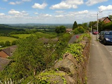 Photo Village - View north from West Malvern Road  c2014 picture