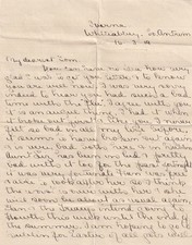 1919 Irish Handwritten Letter Mentions Spanish Flu Pandemic & Inheritance picture