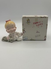 Vintage Baby Girl W/ Rabbit Marty Links Schmid picture