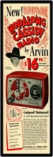 Hopalong Cassidy Arvin Radio Sign, 12