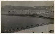 Aberystwyth Wales Seafront Pier c1900s-10s Real Photo Vintage Postcard picture