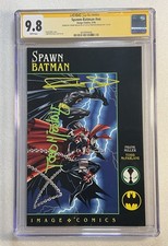 SPAWN BATMAN #nn CGC SS 9.8 signed TODD MCFARLANE & FRANK MILLER NM 1994 picture