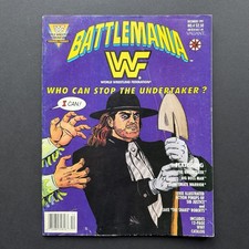 Valiant Comics WWF Battlemania #4 VG/FN Pinups Intact December 1991 Undertaker picture
