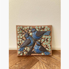 Michael Andersen Marianne Starck 3 Birds Ceramic Wall Plaque Denmark Vintage MCM picture