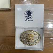 Belt Buckle North American Hunting Club Excellent Condition Open Box picture