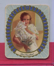 1934 GARBATY MODERNE SCHENHEITSGALERIE GERMAN TOBACCO CARD #67 JOAN CRAWFORD picture