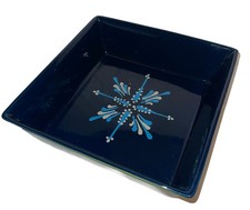 Williams Sonoma Aerin Casserole ￼ Baker Serving Dish Blue square 10”  picture