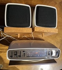 Vintage Zenith E-441W X-Tube Table AM/FM Radio #CO235361 picture
