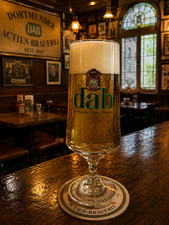 Vintage DAB Dortmunder Actien-Brauerei Rastal 0.25L German Pilsner Beer Glass picture