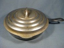 Rare Vintage Detroit USA Cast Iron #8 Lid And Skillet S338-4 picture
