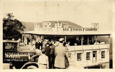 Lincoln Highway Pennsylvania - Crowd at Grand View Point Hotel On A Big Day RPPC picture