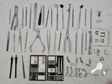 BIG LOT OF VINTAGE DENTAL TOOLS MANY DIFFERENT TYPES picture