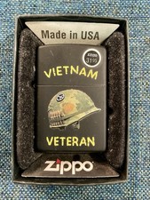 Vietnam Veteran Zippo Lighter 79833 ~ New In Box picture